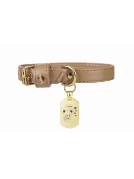 For Pets Only - Topomio halsband camelkleur